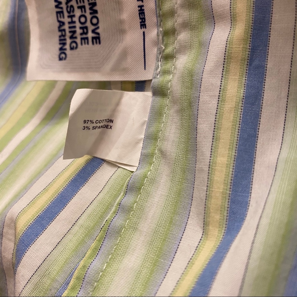 Button Down Striped Top With Matching Tank Top Set - image 4